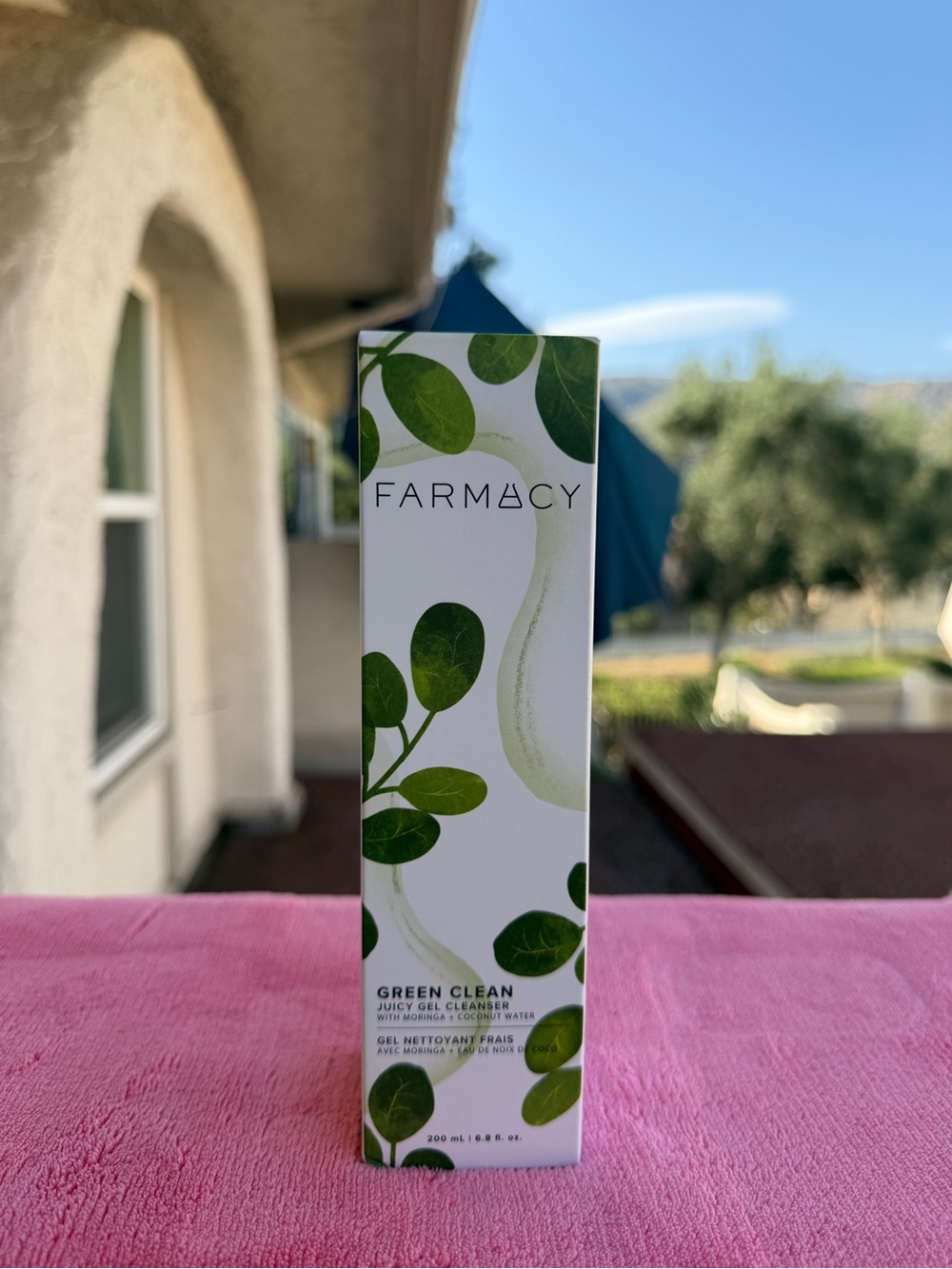 Farmacy Green Clean Juicy Gel Cleanser 200mL 6.8 oz Moringa Coconut Water NEW